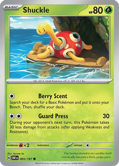 Shuckle (005/197) [SV03: Obsidian Flames]