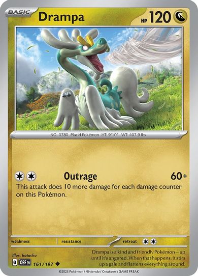 Drampa (161/197) [SV03: Obsidian Flames]