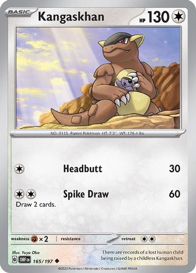 Kangaskhan (165/197) [SV03: Obsidian Flames]
