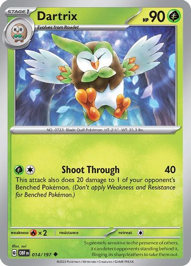 Dartrix (014/197) [SV03: Obsidian Flames]