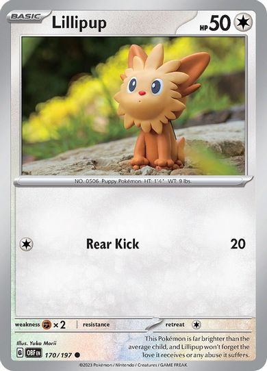 Lillipup (170/197) [SV03: Obsidian Flames]