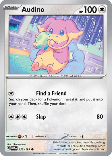 Audino (173/197) [SV03: Obsidian Flames]