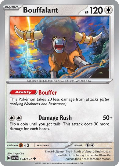 Bouffalant (174/197) [SV03: Obsidian Flames]