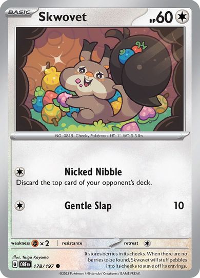 Skwovet (178/197) [SV03: Obsidian Flames]