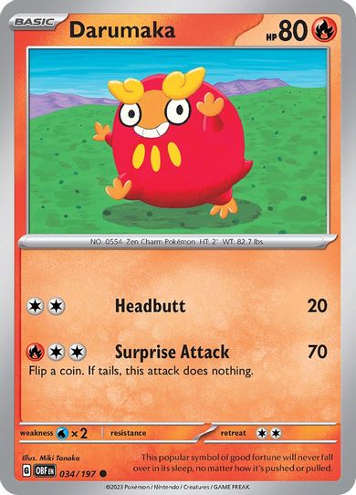 Darumaka (034/197) [SV03: Obsidian Flames]