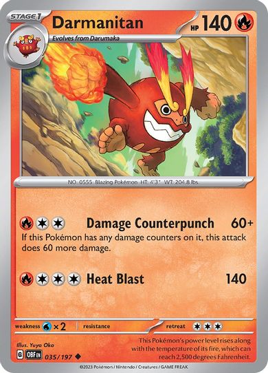 Darmanitan (035/197) [SV03: Obsidian Flames]