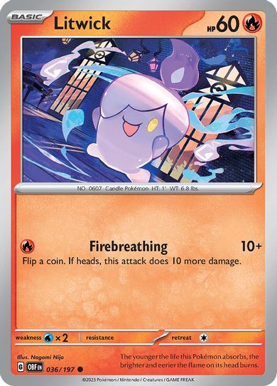 Litwick (036/197) [SV03: Obsidian Flames]