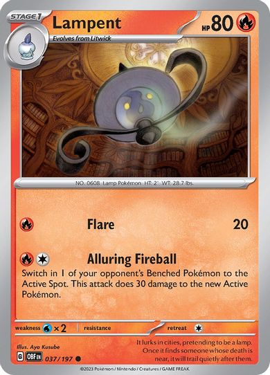 Lampent (037/197) [SV03: Obsidian Flames]