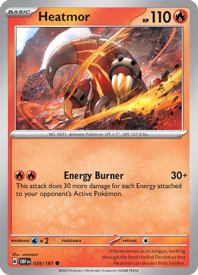Heatmor (039/197) [SV03: Obsidian Flames]