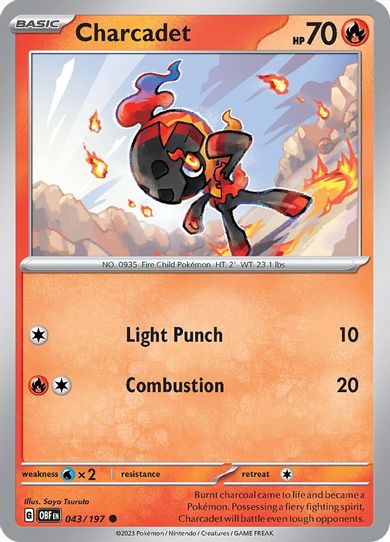 Charcadet (043/197) [SV03: Obsidian Flames]