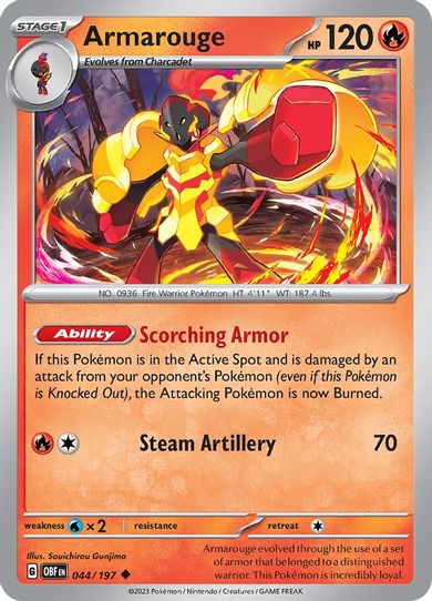 Armarouge (044/197) [SV03: Obsidian Flames]