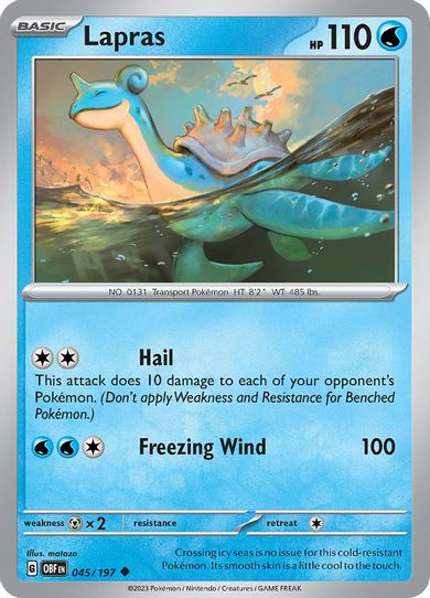 Lapras (045/197) [SV03: Obsidian Flames]