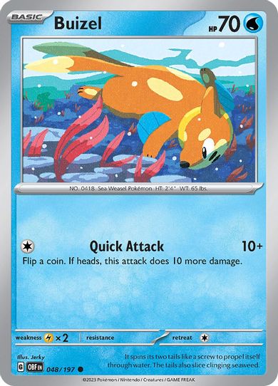 Buizel (048/197) [SV03: Obsidian Flames]