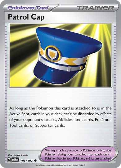 Patrol Cap (191/197) [SV03: Obsidian Flames]
