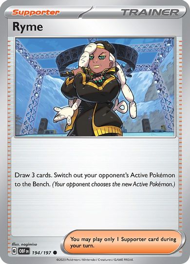 Ryme (194/197) [SV03: Obsidian Flames]
