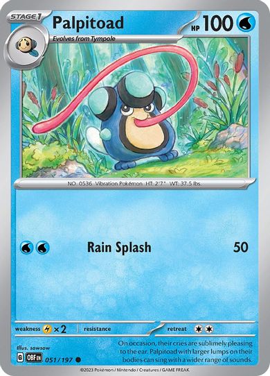 Palpitoad (051/197) [SV03: Obsidian Flames]