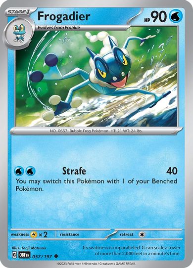 Frogadier (057/197) [SV03: Obsidian Flames]