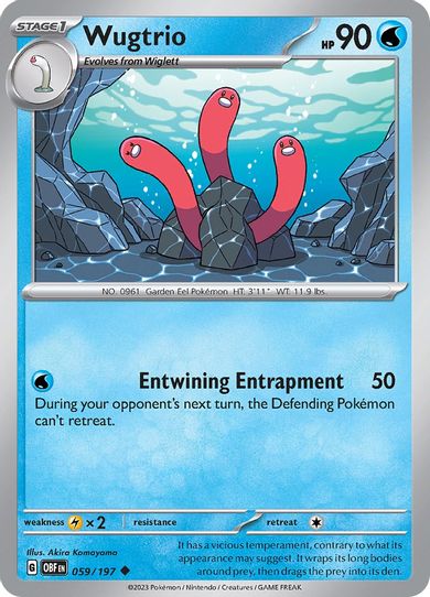 Wugtrio (059/197) [SV03: Obsidian Flames]
