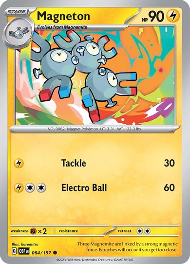 Magneton (064/197) [SV03: Obsidian Flames]