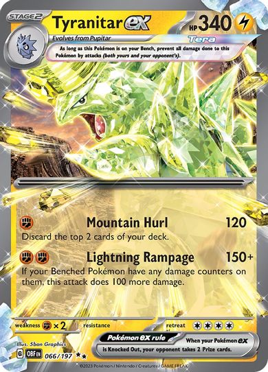 Tyranitar ex (066/197) [SV03: Obsidian Flames]