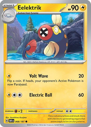 Eelektrik (068/197) [SV03: Obsidian Flames]