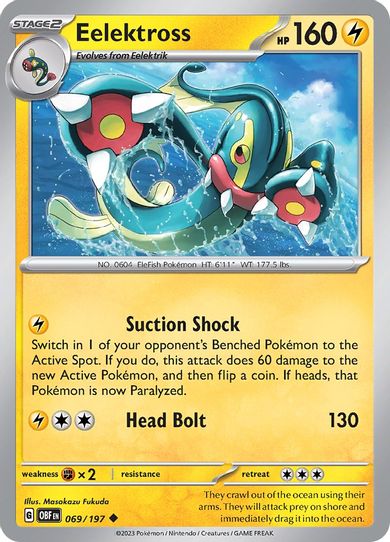Eelektross (069/197) [SV03: Obsidian Flames]
