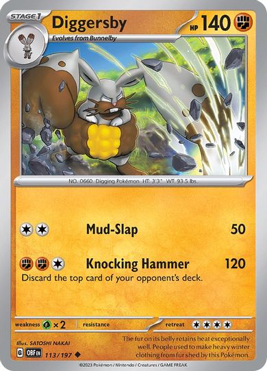 Diggersby (113/197) [SV03: Obsidian Flames]