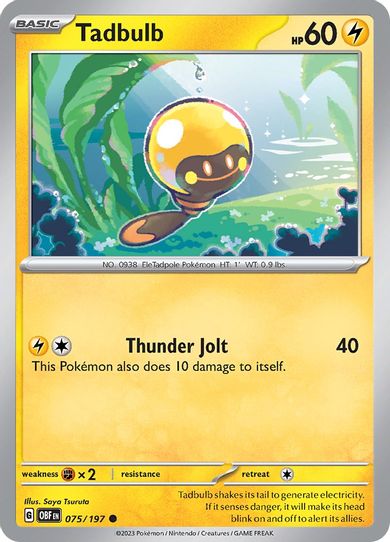 Tadbulb / (075/197) [SV03: Obsidian Flames]