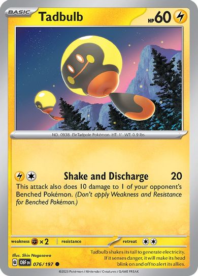 Tadbulb / (076/197) [SV03: Obsidian Flames]