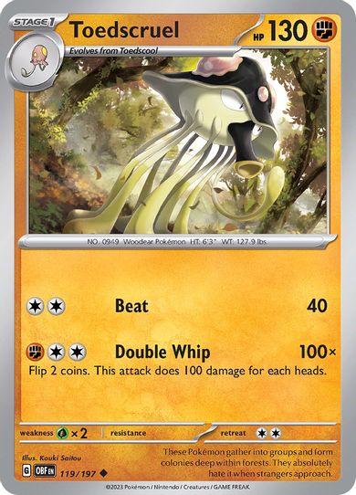 Toedscruel (119/197) [SV03: Obsidian Flames]