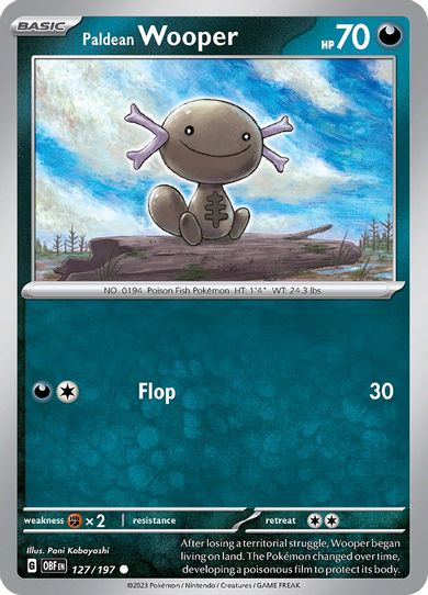 Paldean Wooper (127/197) [SV03: Obsidian Flames]