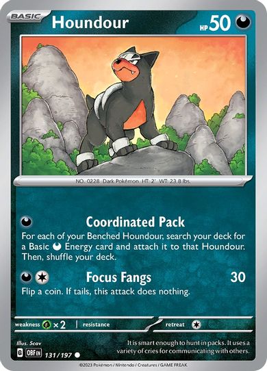 Houndour (131/197) [SV03: Obsidian Flames]