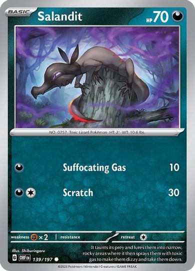 Salandit (139/197) [SV03: Obsidian Flames]