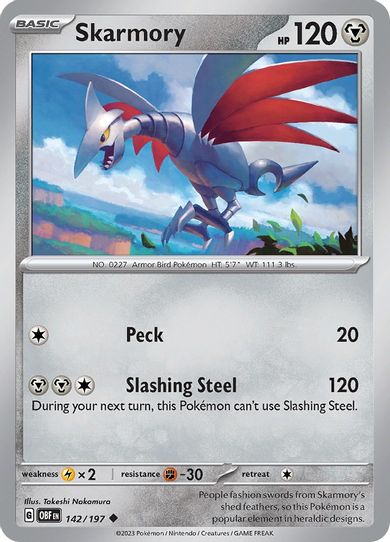 Skarmory (142/197) [SV03: Obsidian Flames]