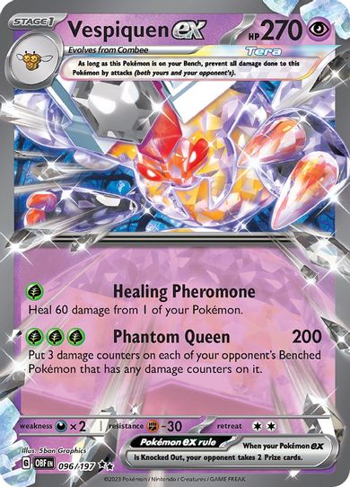 Vespiquen ex (096/197) [SV03: Obsidian Flames]