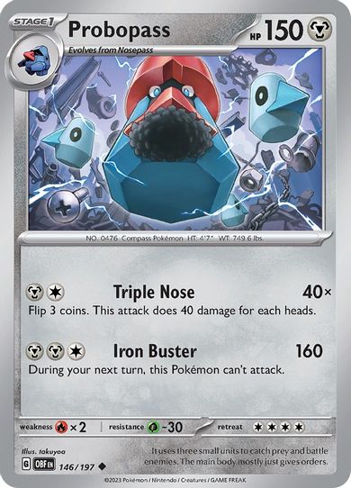 Probopass (146/197) [SV03: Obsidian Flames]