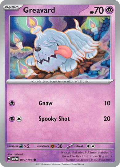 Greavard (099/197) [SV03: Obsidian Flames]