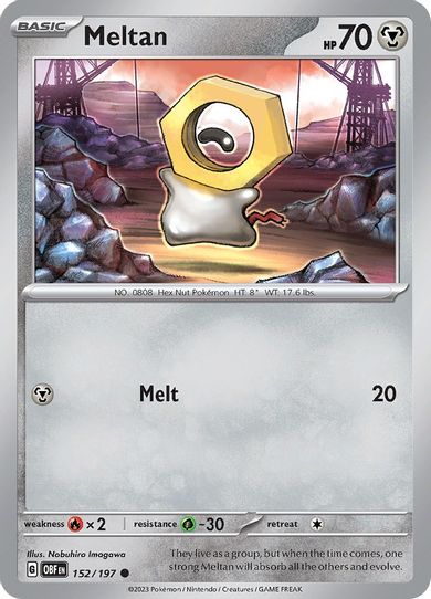 Meltan (152/197) [SV03: Obsidian Flames]
