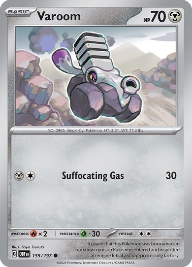 Varoom (155/197) [SV03: Obsidian Flames]