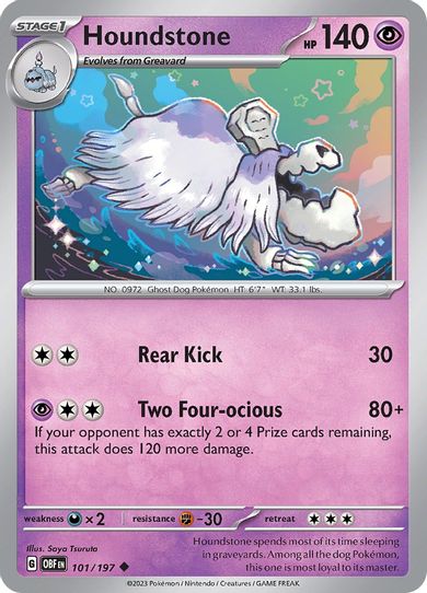 Houndstone (101/197) [SV03: Obsidian Flames]