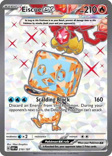 Eiscue ex (210/197) [SV03: Obsidian Flames]
