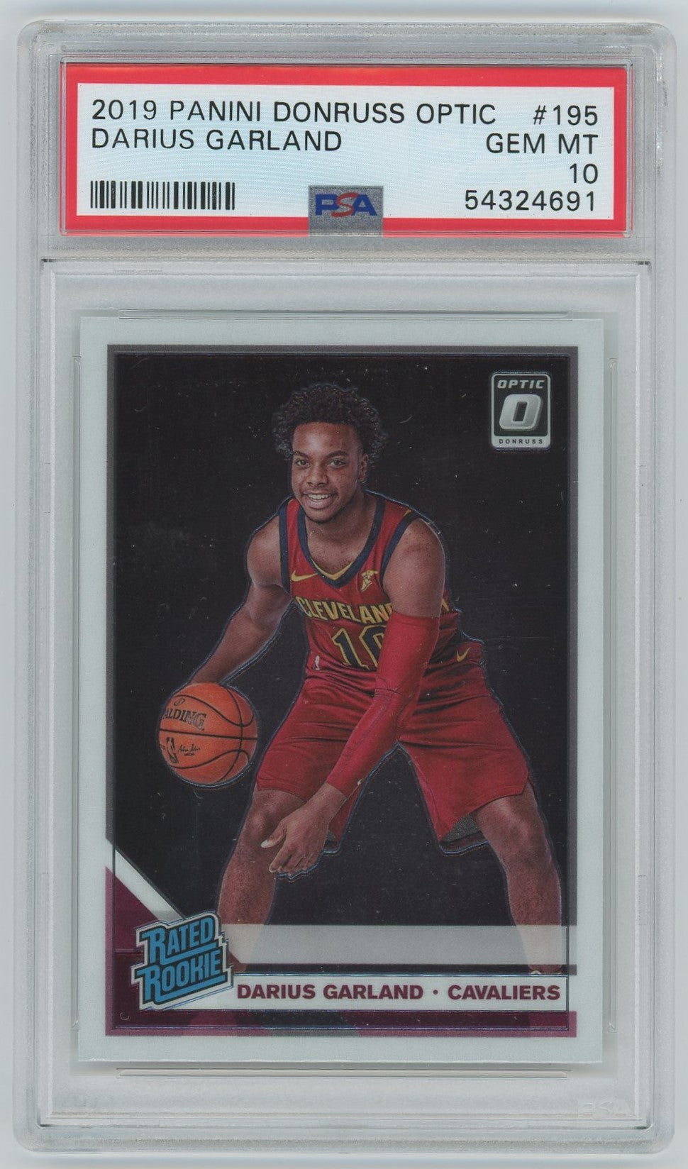 PSA (Gem MT 10) Darius Garland #195 - Panini Donruss Optic (#54324691)