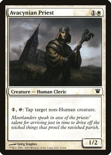 Avacynian Priest (4) [Innistrad]
