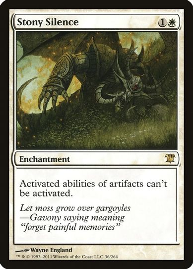 Stony Silence (36) [Innistrad]