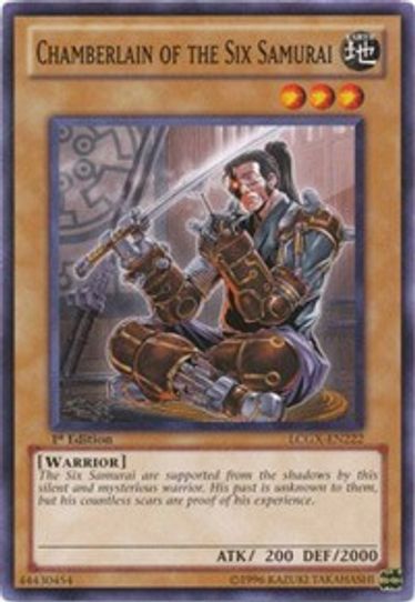 Chamberlain of the Six Samurai (LCGX-EN222) [Legendary Collection 2]