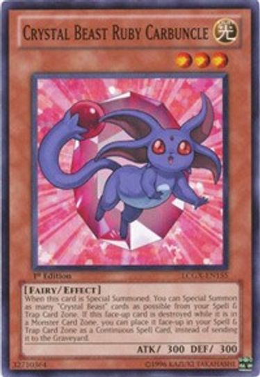 Crystal Beast Ruby Carbuncle (LCGX-EN155) [Legendary Collection 2]
