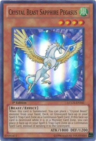 Crystal Beast Sapphire Pegasus (LCGX-EN161) [Legendary Collection 2]
