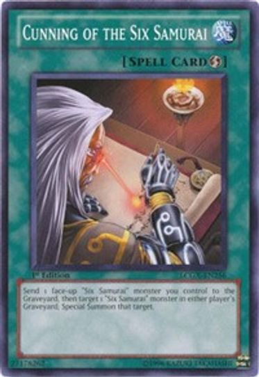 Cunning of the Six Samurai (LCGX-EN256) [Legendary Collection 2]