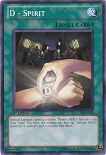 D - Spirit (LCGX-EN142) [Legendary Collection 2]