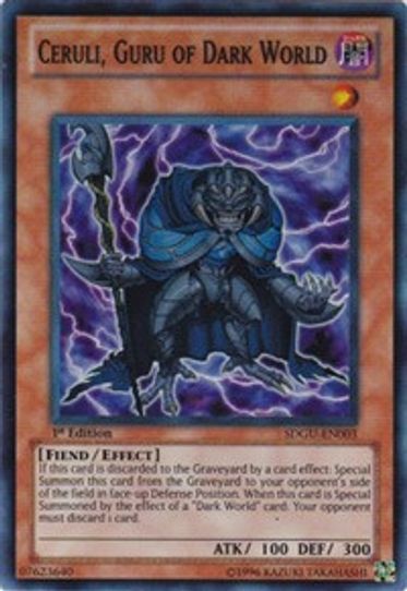Ceruli, Guru of Dark World (SDGU-EN003) [Structure Deck: Gates of the Underworld]